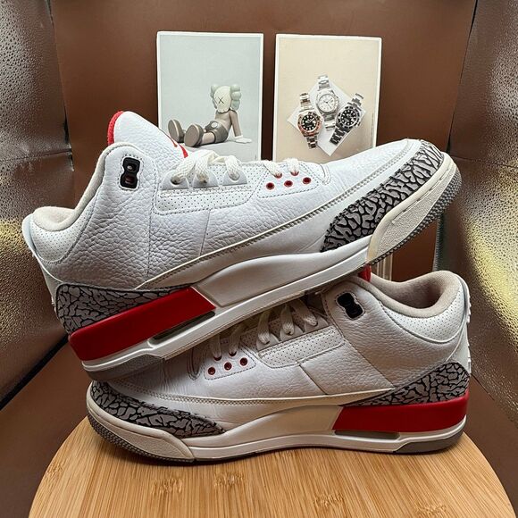 Jordan 3 Retro Hall of Fame 2018 Men’s Sz 13 main image 11